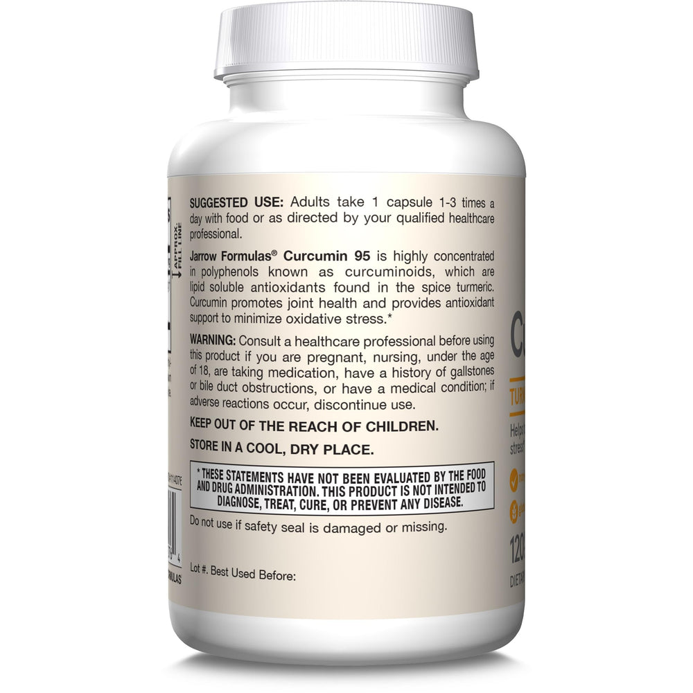 Packaging emphasizes vegan, non-GMO and allergen-free features for Curcumin 95.