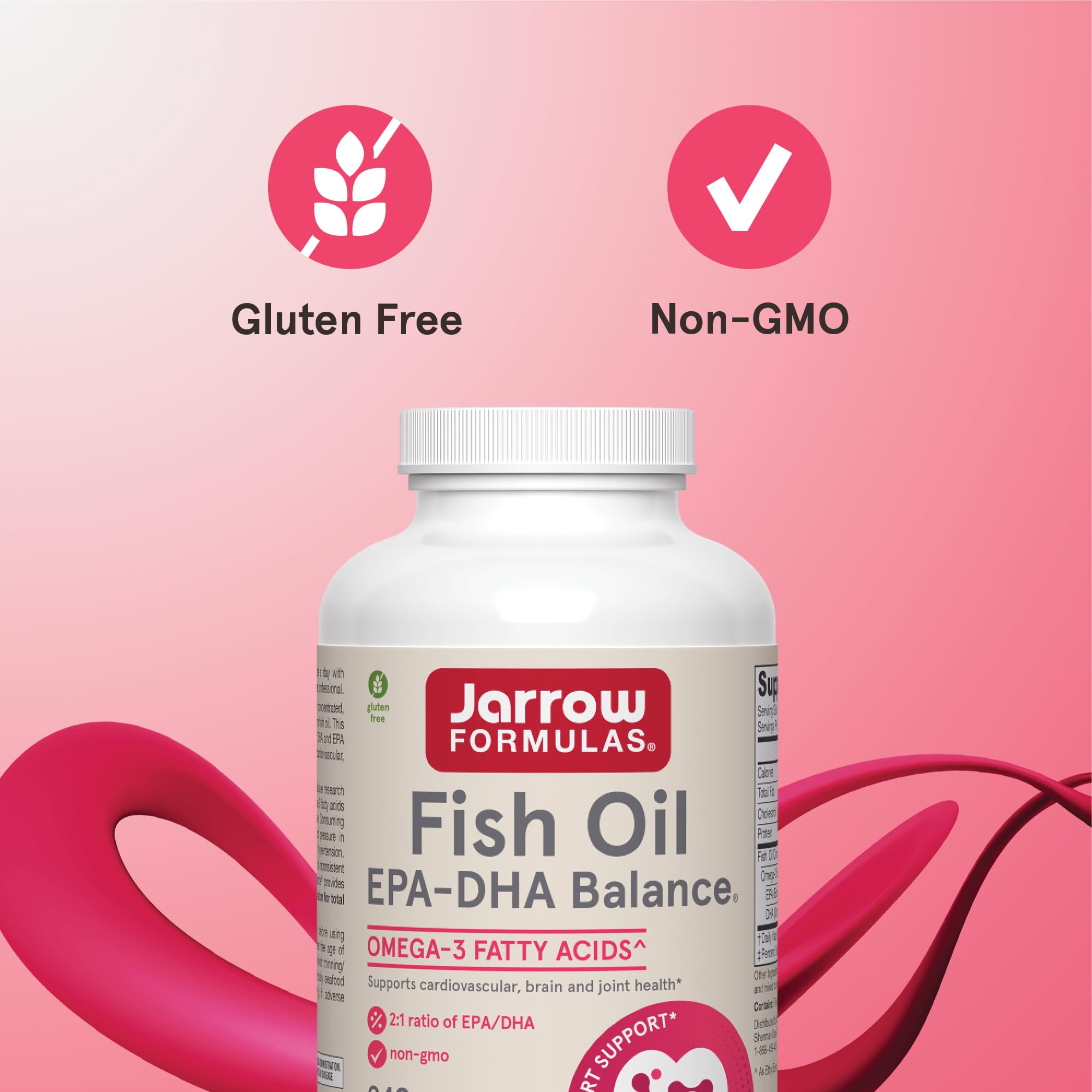 Jarrow Formulas EPA-DHA Balance in hand for on-the-go omega-3 routine