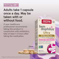 Visual emphasizes vaginal health and urinary tract support with GR-1 and RC-14