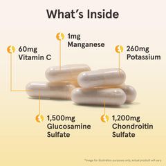 Jarrow Formulas capsules closeup emphasizing convenient daily capsules.
