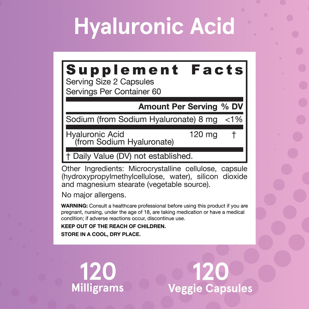 Jarrow Formulas Hyaluronic Acid fermentation-origin infographic builds trust