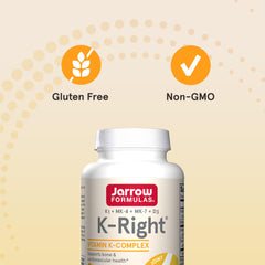 K-Right ingredients include K1, MK-4, MK-7 for vitamin K coverage.