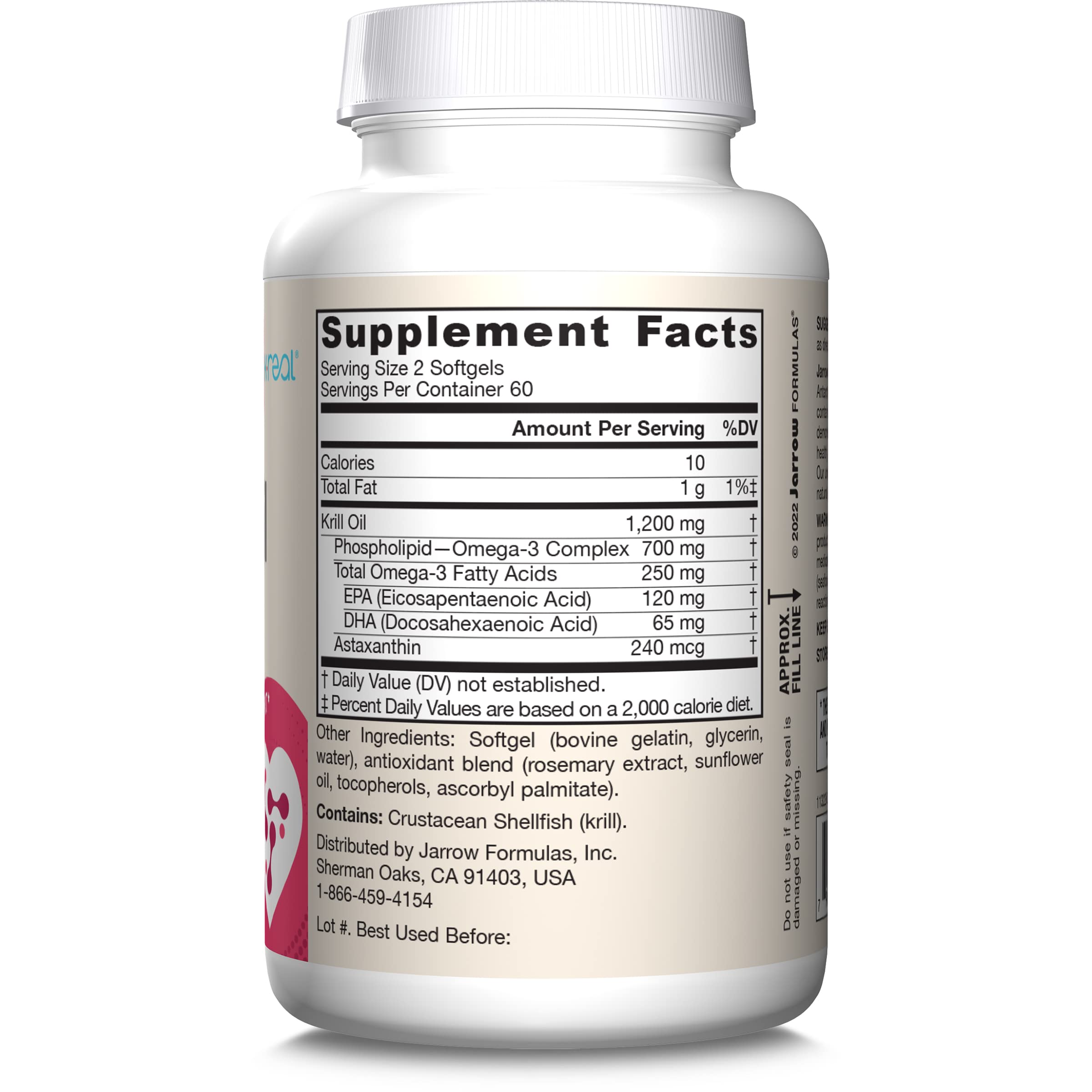 Jarrow Formulas krill-oil brain-heart theme conveys everyday cognitive and cardiovascular support