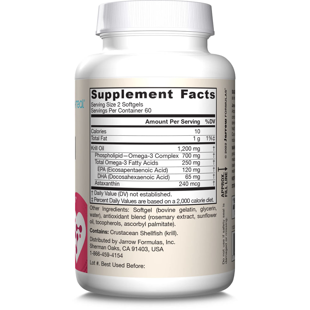 Jarrow Formulas krill-oil brain-heart theme conveys everyday cognitive and cardiovascular support