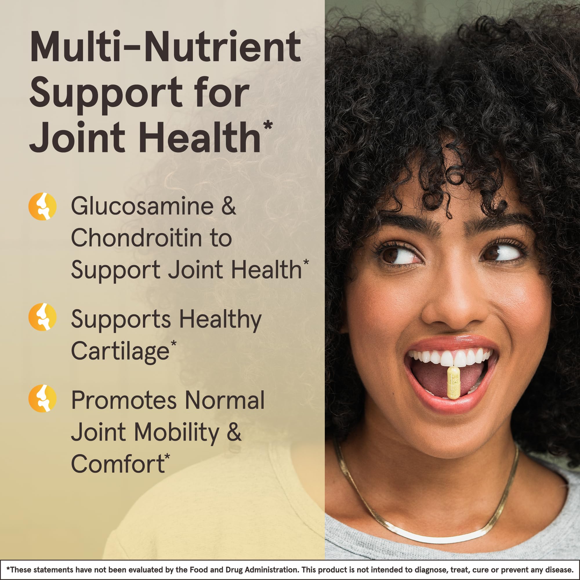 Jarrow Formulas label highlighting per-serving amounts for joint support.