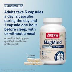Vegan, Non-GMO verified MagMind formula suitable for various diets