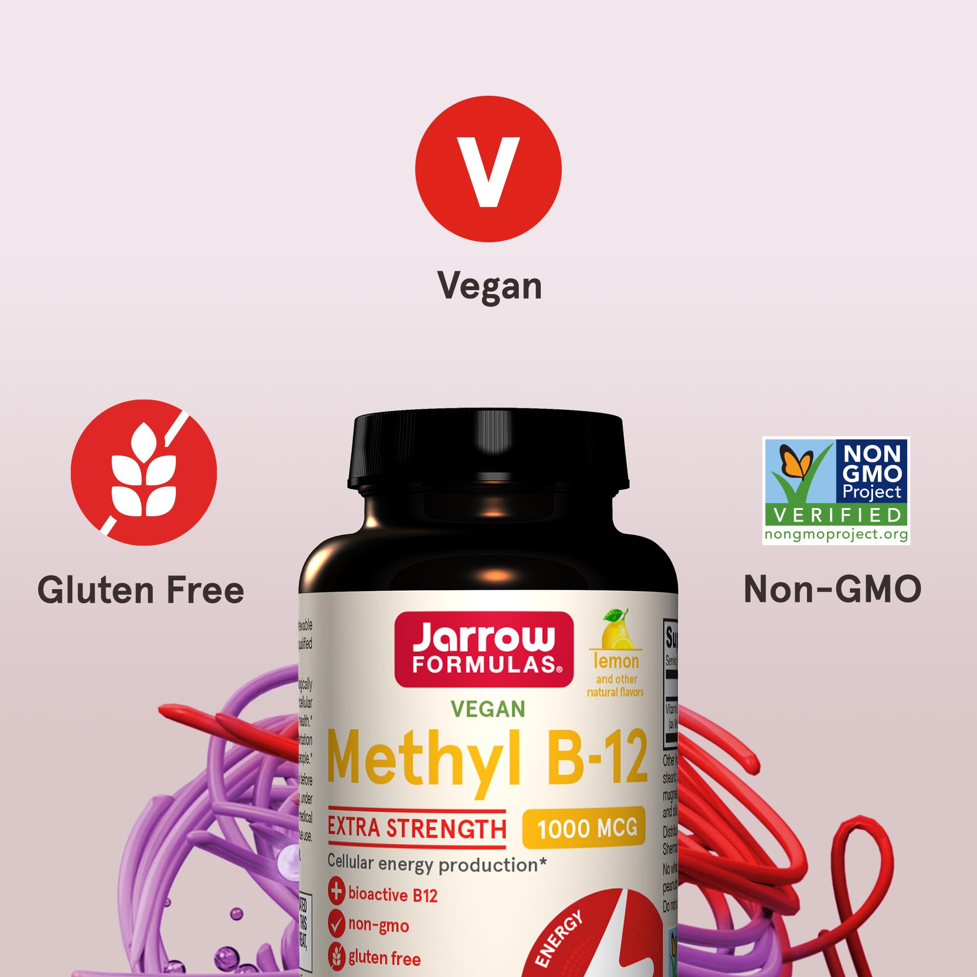 Jarrow Formulas methyl B-12 chewables pack of 12 indicates 100-day supply