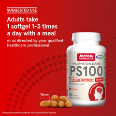 Non-GMO claim on PS100 bottle reinforces quality commitment.