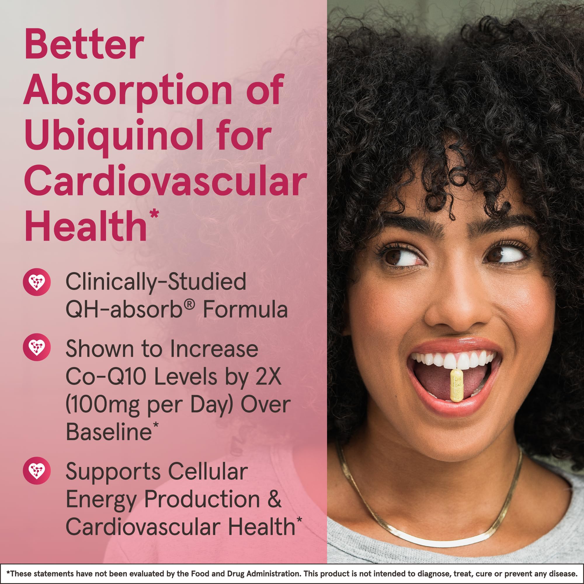 Jarrow Formulas QH-Absorb ubiquinol softgels close-up showing texture
