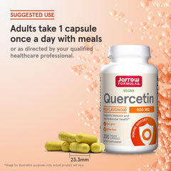 Endothelial health concept with quercetin bottle