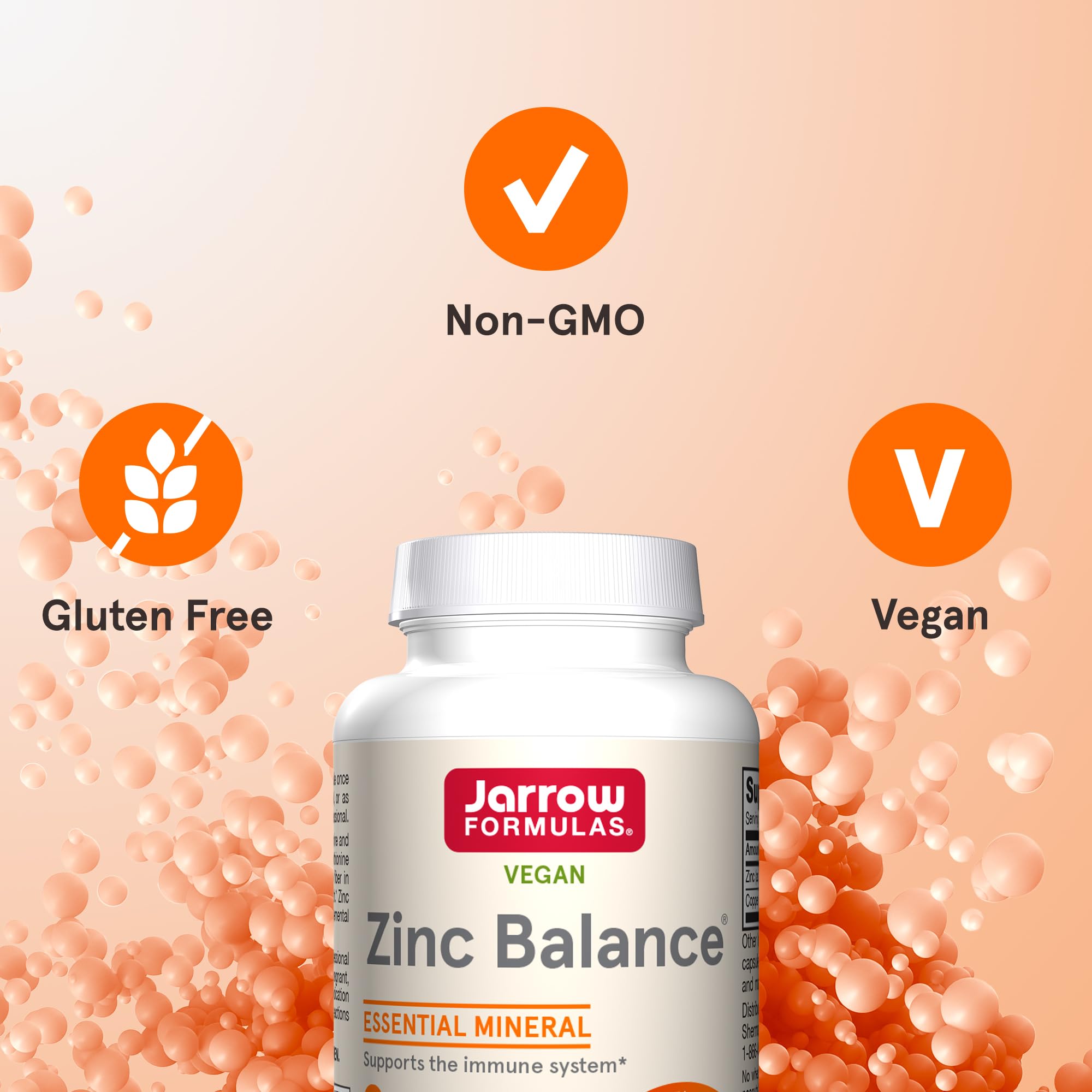 Close-up of zinc methionine focus demonstrates absorption-friendly form