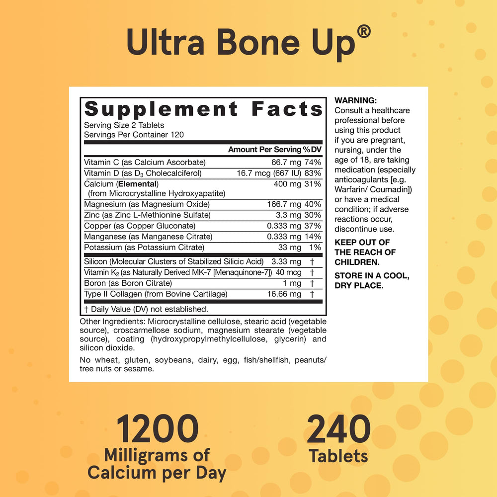 Sealed Ultra BoneUp bottle ready for storage