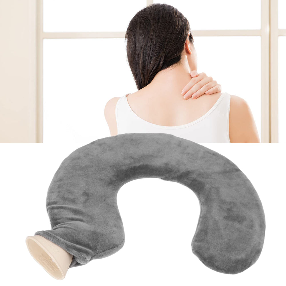 Jauarta U-Shaped Hot Water Bottle in explosionproof rubber for reliable heat transfer.
