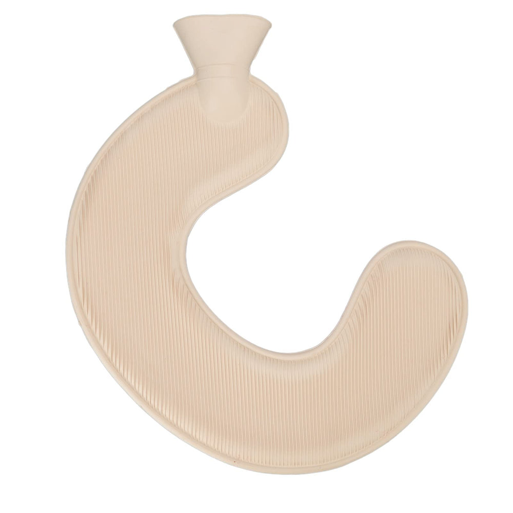 Jauarta U-Shaped Hot Water Bottle knitted cover doubles as a travel pillow.