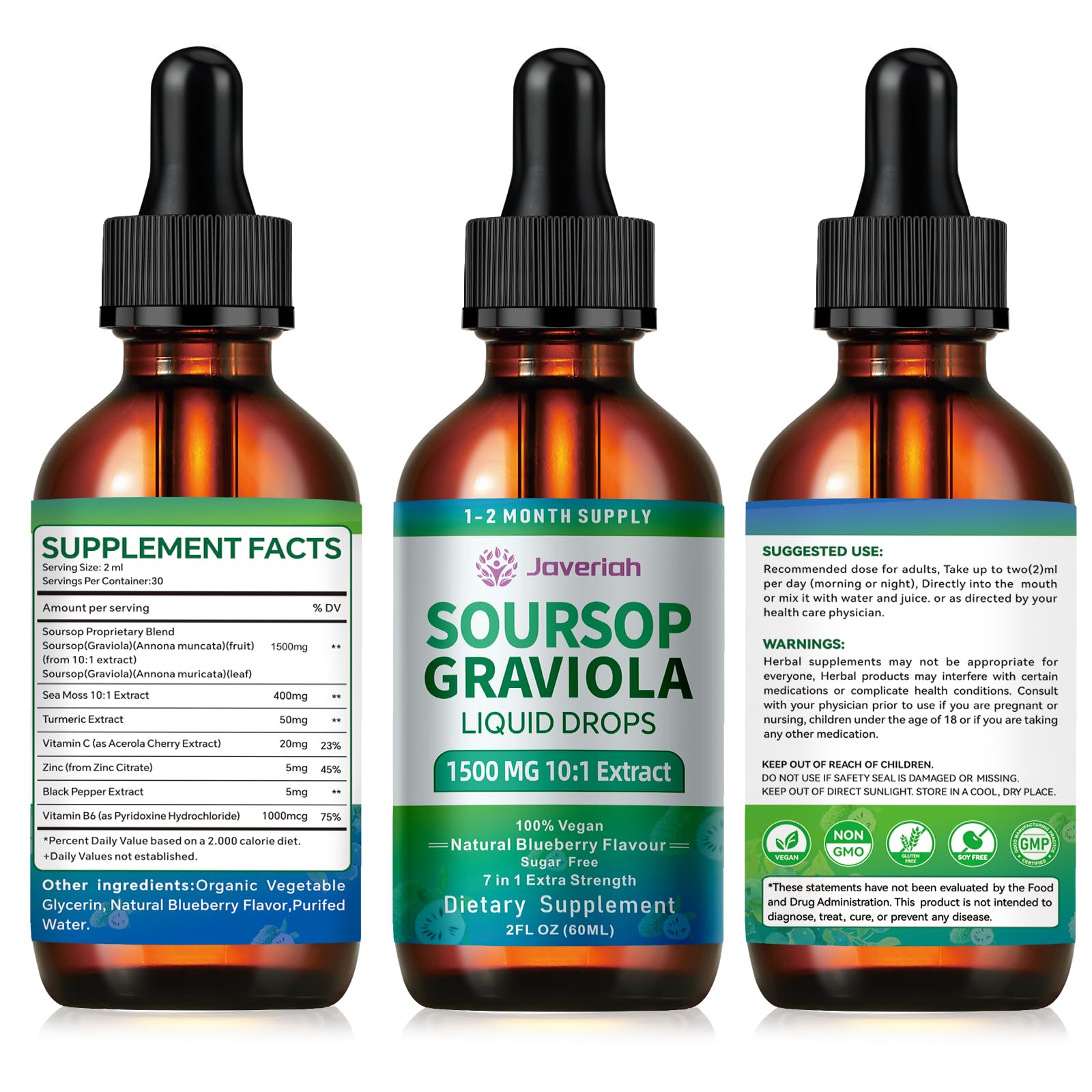 Javeriah 2-pack packaging emphasizes value and convenience