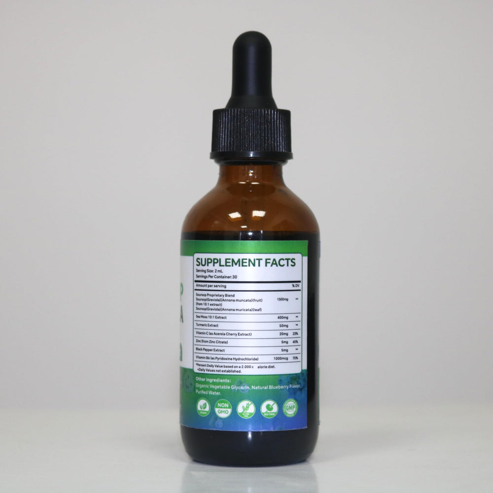 Javeriah drops ready to blend into beverages for quick intake