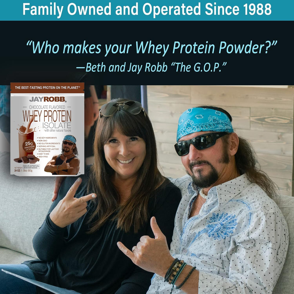 Creamy chocolate whey protein served in a glass with fruit
