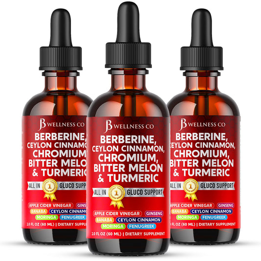 JB Wellness Co Berberine Cinnamon Drops bottle ready for daily dosing.