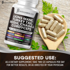 JB Wellness Co Cordyceps capsules for versatile daily nutrition