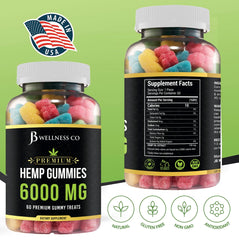 JB Wellness Co Hemp Gummies open-pack display suggests value in a convenient two-pack