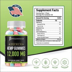 JB Wellness Co tropical fruit gummy with appealing flavor for daily enjoyment.