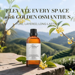 JCLOUD Golden Osmanthus packaging highlights luxury and purity for premium home scent