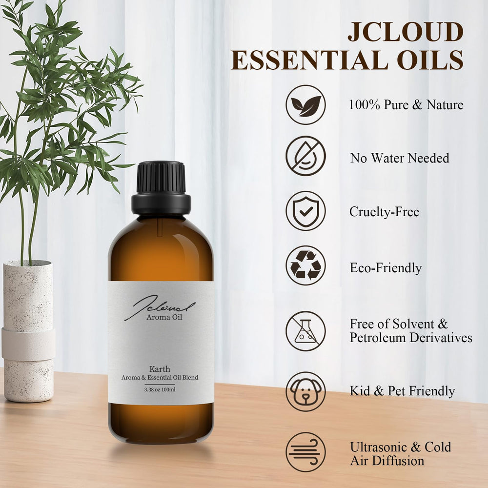 JCLOUD Karth amber accents create a warm inviting atmosphere