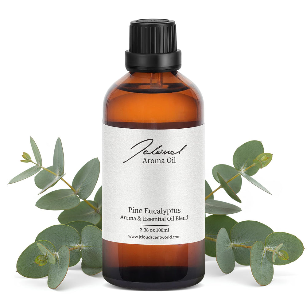 JCLOUD Pine Eucalyptus bottle pour boosts hotel-quality ambiance in living rooms.