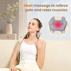 Jdfdexc cordless massager shown charging via USB-C for portable relaxation.