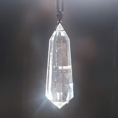 jdflying Clear Quartz Pendant natural inclusions signal authenticity and energy potential