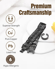 Jecanori open-end design allows easy size adjustment for many wrists.