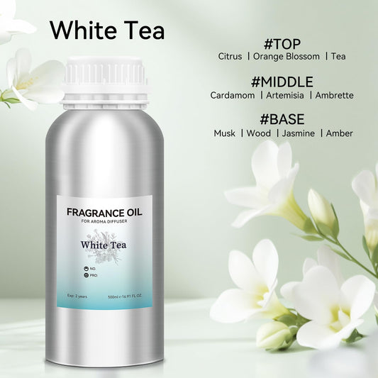 JEPEErbz White Tea diffuser oil delivers crisp-citrus notes for refreshing spaces.