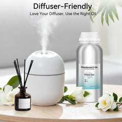 JEPEErbz White Tea diffuser oil showcases soft-tea-notes for relaxing atmospheres.