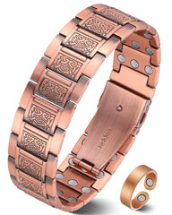 Jeracol 3X magnetic bracelet with Celtic knot for daily wear