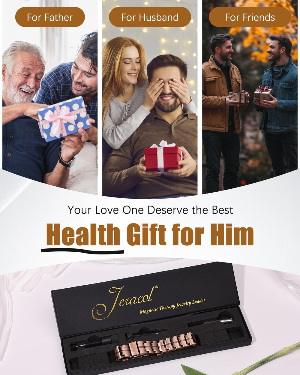 Jeracol anti-allergy copper piece designed for safe wear