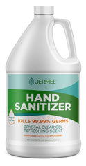 JERMEE moisturizing hand sanitizer gel bottle pump for quick, gentle hygiene.