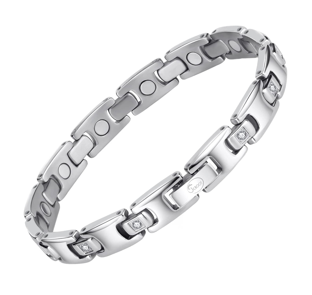 Jeroot titanium magnetic bracelet for women with sleek daily wear design