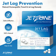 JetZone chewables closeup highlighting tasty travel tablets for circadian support.