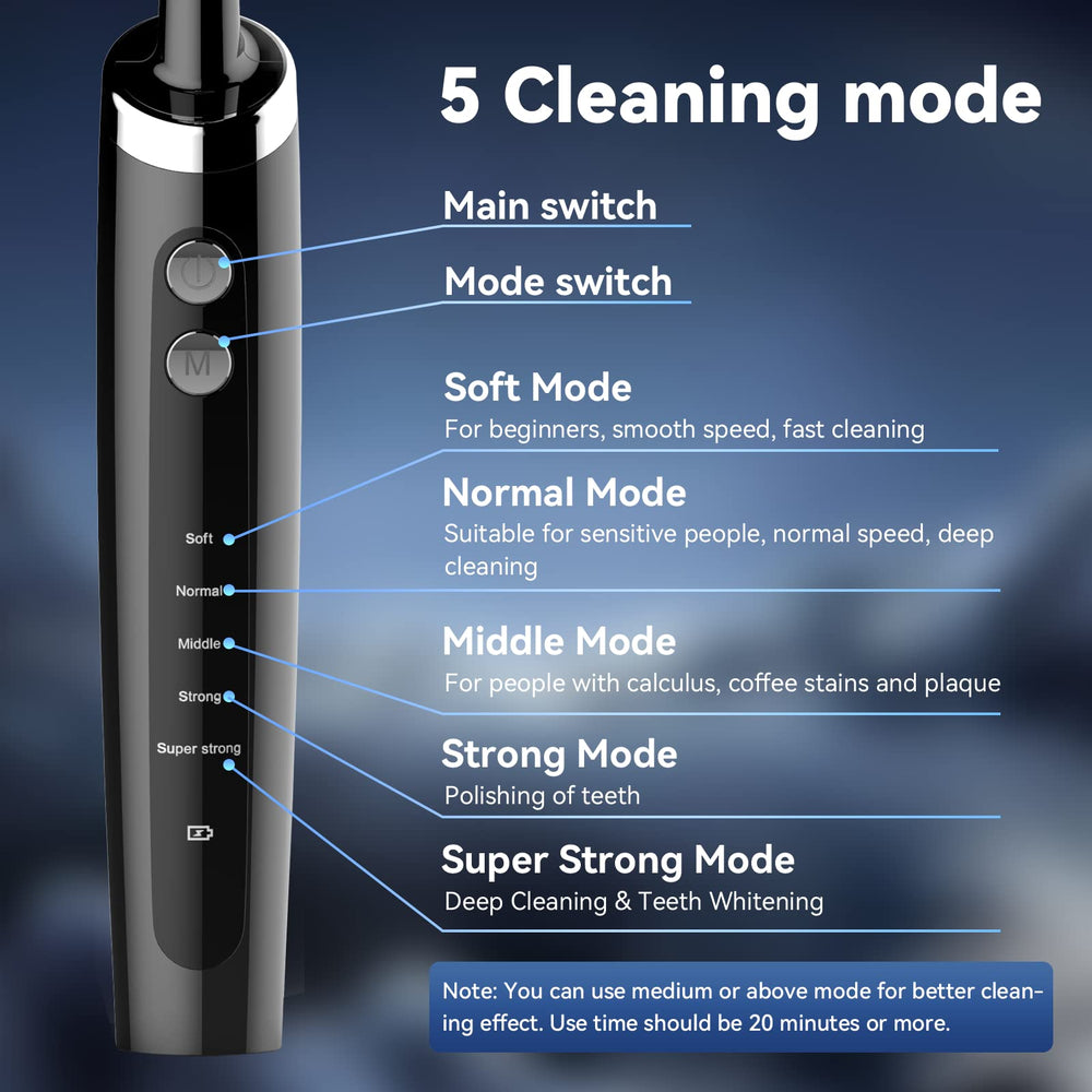 Jeyoe Tooth Polisher 3D silicone tip provides gentle stain care.