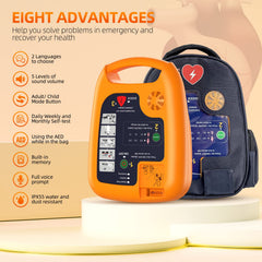 JIALANRW AED case open illustrates ready-to-use kit.