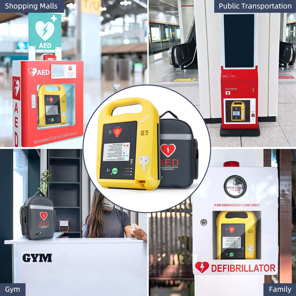 JIALANRW AED sensor panel with status indicators for checks