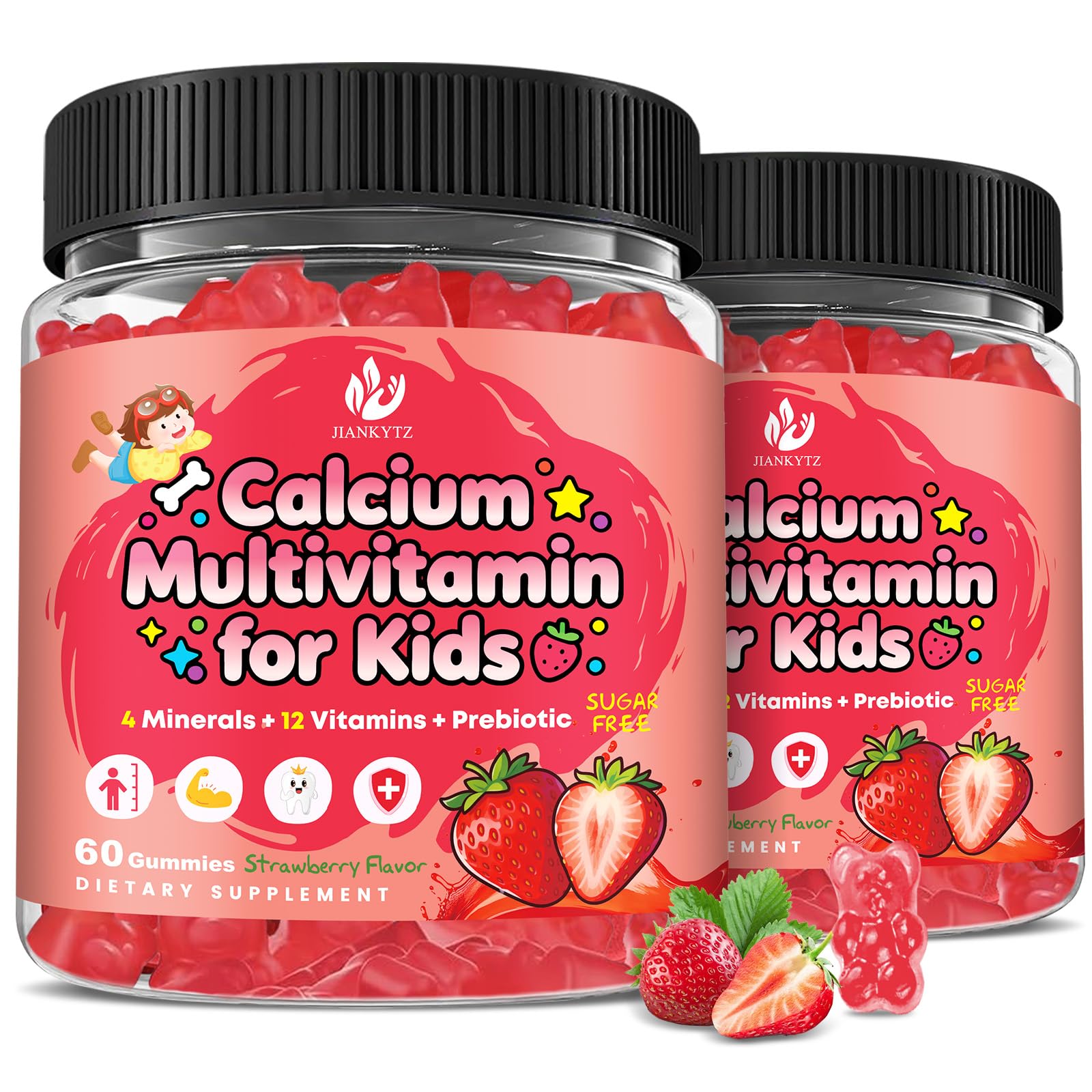 JIANKYTZ 2-pack bottle front showing kid-friendly nutrition label.