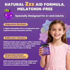 JIANKYTZ magnesium gummies with L-Theanine and GABA support calm focus and relaxation.