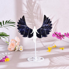 JIC Gem angel wings display blue sodalite ideal for gifting and calm spaces