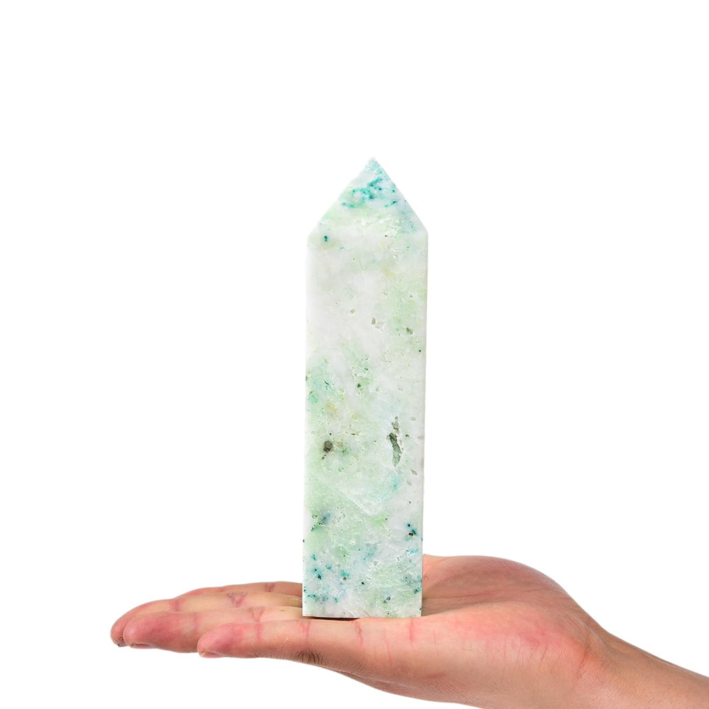 JIC Gem Chrysocolla crystal adds vibrant color and emotional balance for mindful rituals