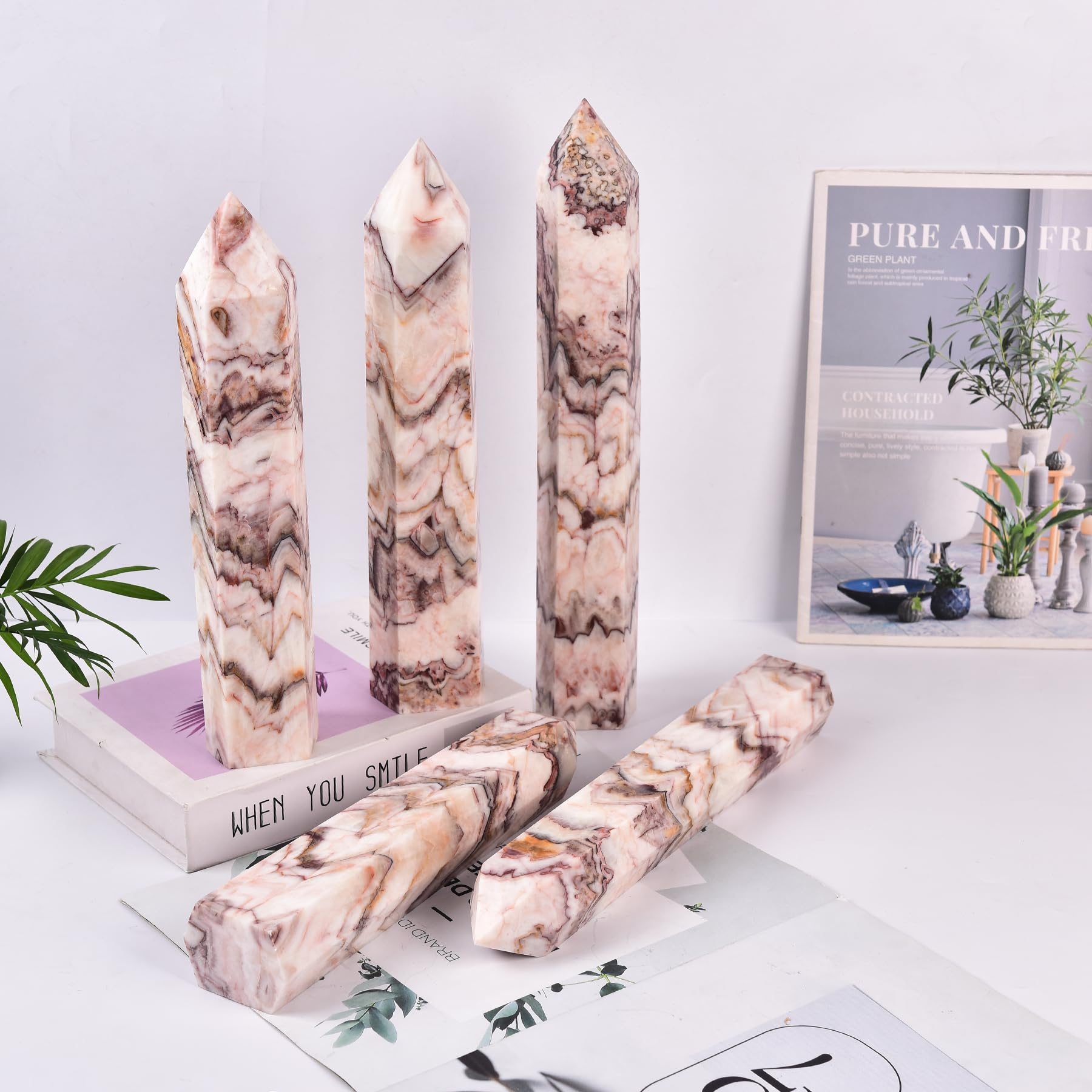 JIC Gem color-rich wand suits beginners exploring crystal healing and meditation.