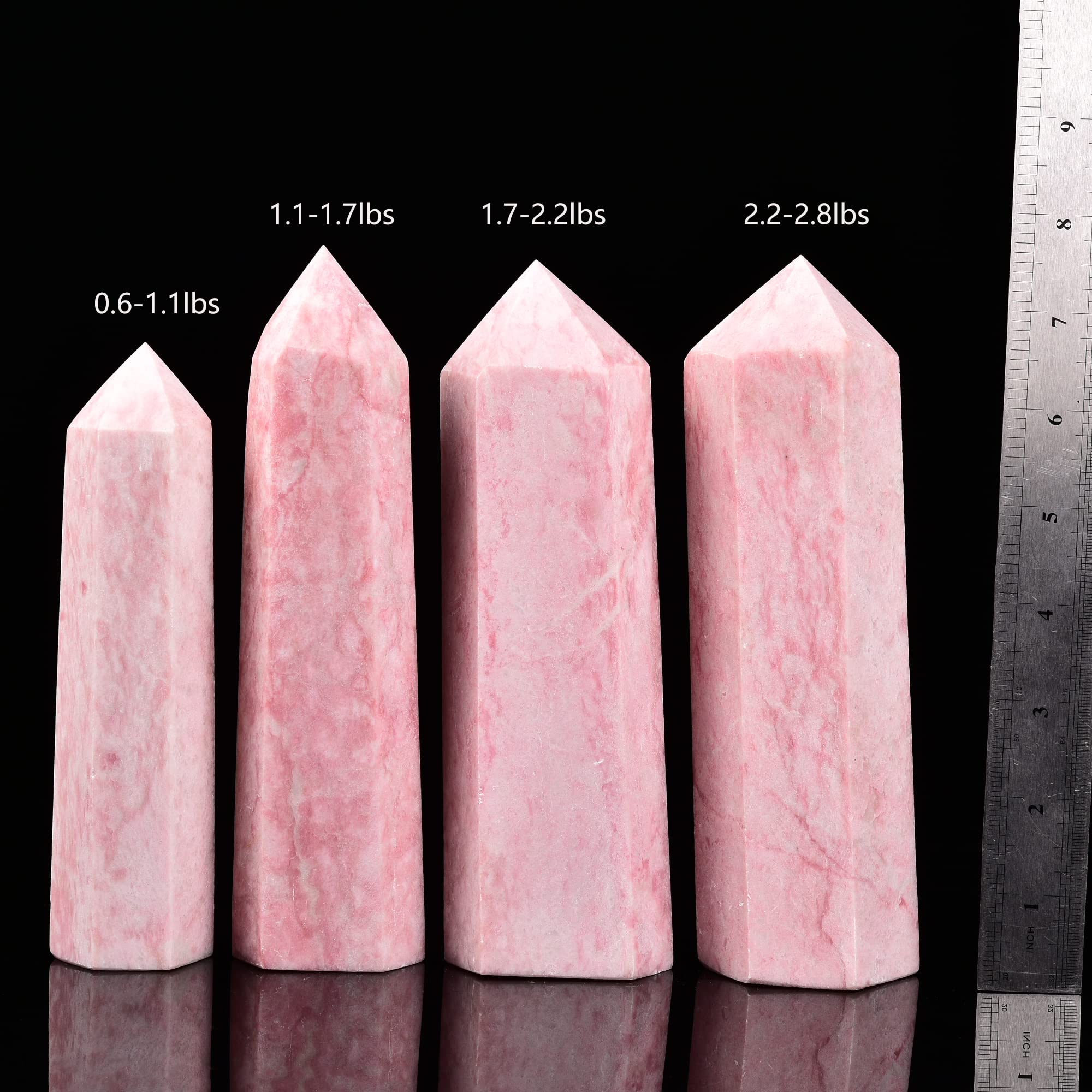 JIC Gem decorative crystal obelisk brightens a desk and display shelf.