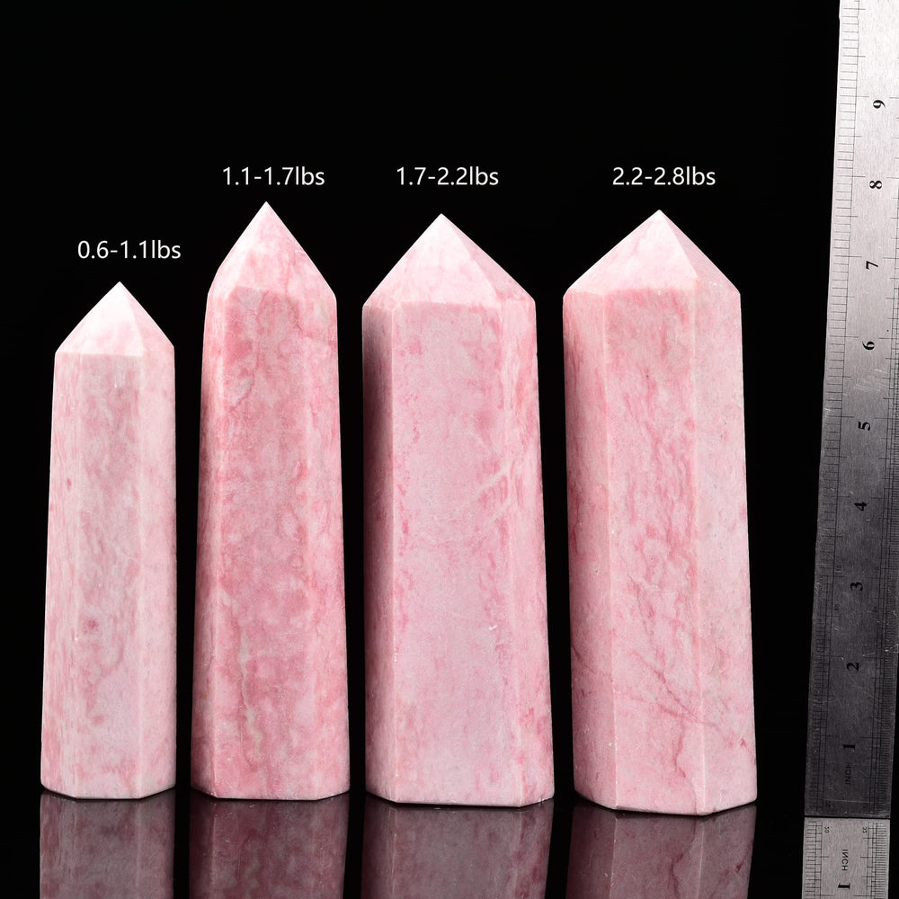 JIC Gem decorative crystal obelisk brightens a desk and display shelf.