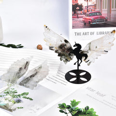 JIC Gem Ghost Crystal Unicorn Wings decorate any room as art.