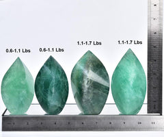 JIC Gem Green Fluorite tower showcased in living room for serene ambiance